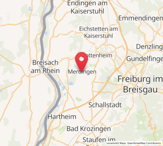 Map of Merdingen, Baden-Wurttemberg