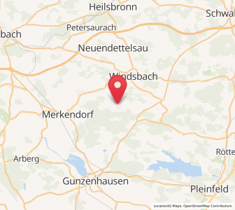 Map of Mitteleschenbach, Bavaria