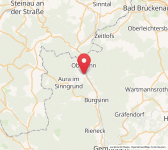 Map of Mittelsinn, Bavaria