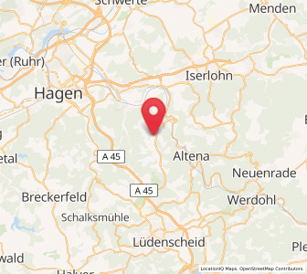 Map of Nachrodt-Wiblingwerde, North Rhine-Westphalia