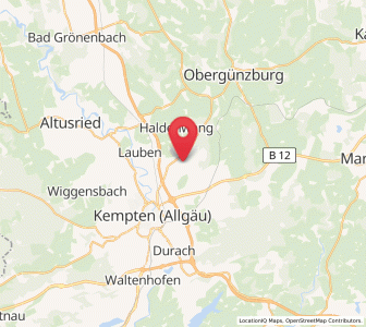 Map of Neuburg, Bavaria