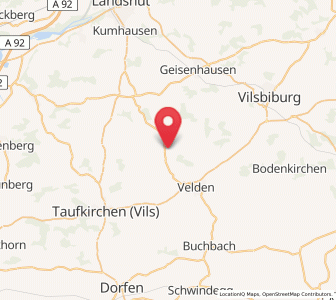 Map of Neufraunhofen, Bavaria
