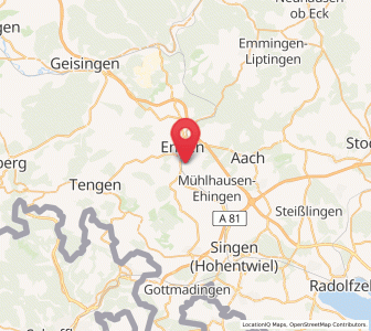 Map of Neuhausen, Baden-Wurttemberg