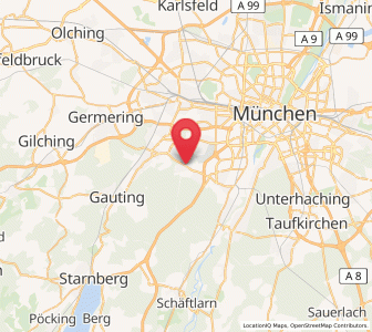 Map of Neuried, Bavaria
