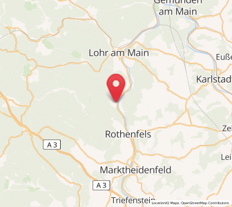 Map of Neustadt am Main, Bavaria