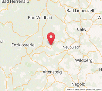 Map of Neuweiler, Baden-Wurttemberg