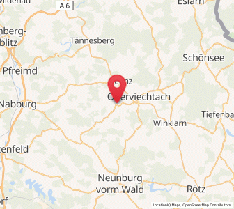 Map of Niedermurach, Bavaria