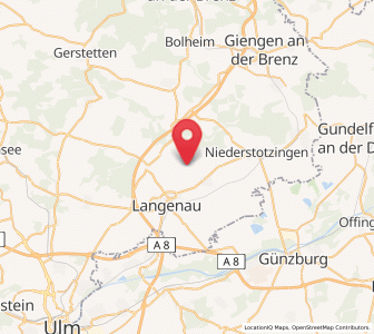 Map of Öllingen, Baden-Wurttemberg