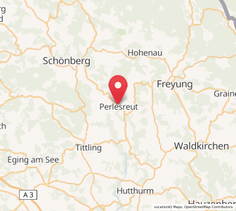 Map of Perlesreut, Bavaria
