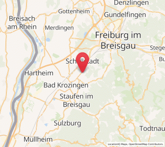 Map of Pfaffenweiler, Baden-Wurttemberg