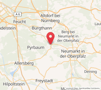 Map of Postbauer-Heng, Bavaria