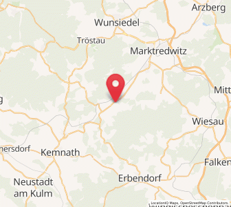 Map of Pullenreuth, Bavaria