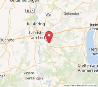 Map of Pürgen, Bavaria