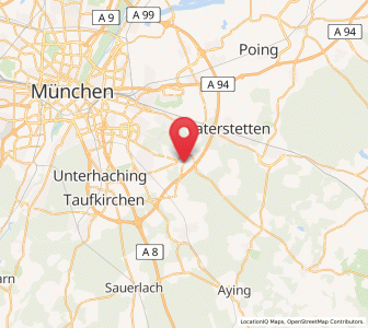 Map of Putzbrunn, Bavaria