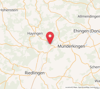 Map of Rechtenstein, Baden-Wurttemberg