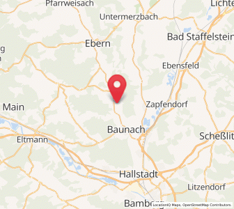 Map of Reckendorf, Bavaria