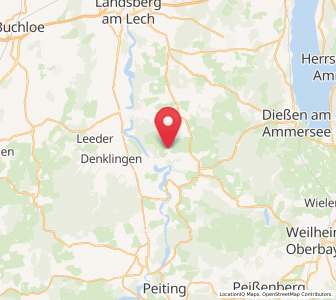 Map of Reichling, Bavaria