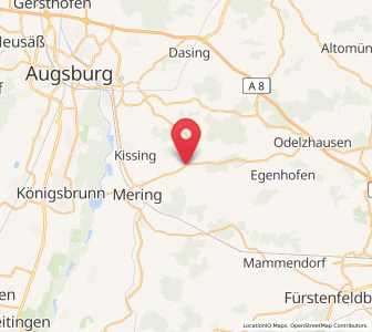 Map of Ried, Bavaria