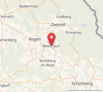 Map of Rinchnach, Bavaria