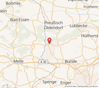 Map of Rödinghausen, North Rhine-Westphalia