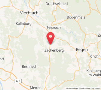 Map of Ruhmannsfelden, Bavaria