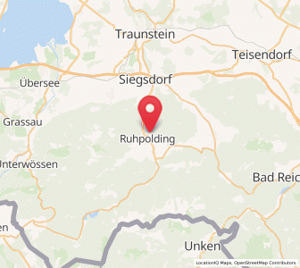 Map of Ruhpolding, Bavaria