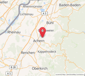 Map of Sasbach, Baden-Wurttemberg
