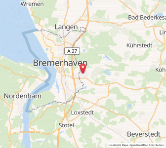 Map of Schiffdorf, Lower Saxony