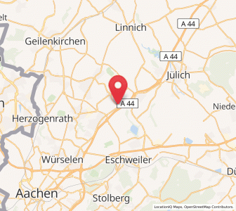 Map of Schleiden, North Rhine-Westphalia