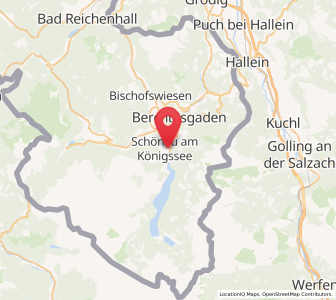 Map of Schönau am Königssee, Bavaria