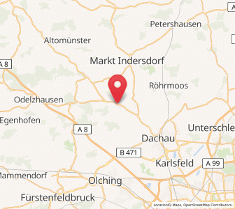 Map of Schwabhausen, Bavaria
