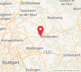 Map of Schwaikheim, Baden-Wurttemberg