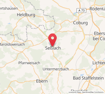 Map of Seßlach, Bavaria