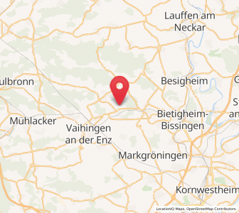 Map of Sersheim, Baden-Wurttemberg