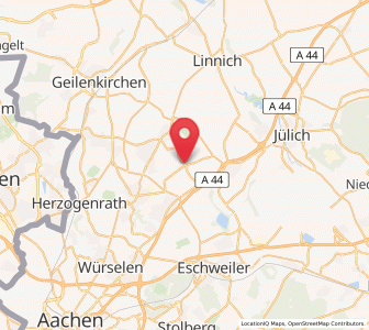 Map of Siersdorf, North Rhine-Westphalia