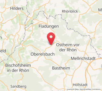 Map of Sondheim vor der Rhön, Bavaria
