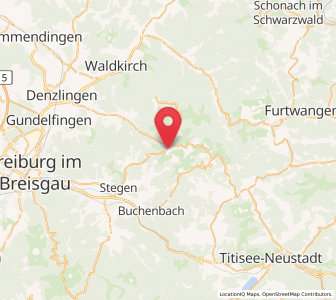 Map of St. Peter, Baden-Wurttemberg
