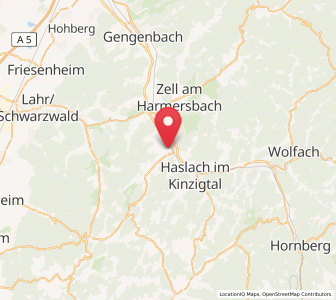 Map of Steinach, Baden-Wurttemberg