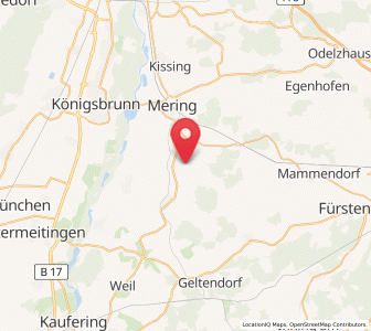 Map of Steindorf, Bavaria