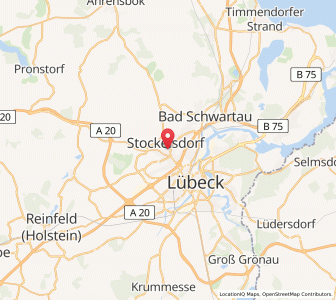 Map of Stockelsdorf, Schleswig-Holstein