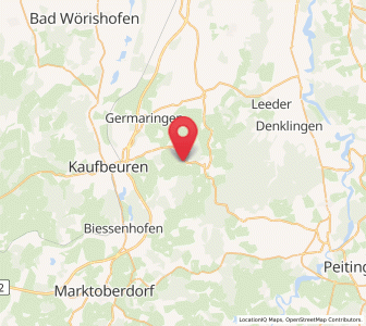 Map of Stöttwang, Bavaria