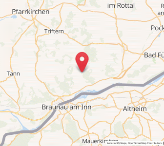 Map of Stubenberg, Bavaria