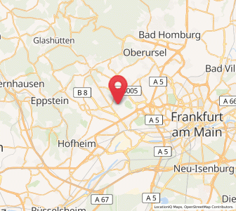 Map of Sulzbach, Hesse