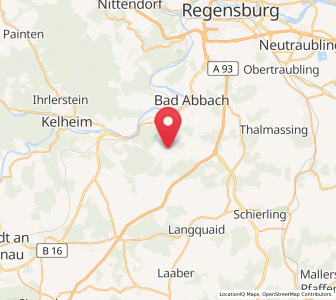 Map of Teugn, Bavaria