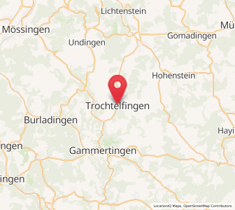 Map of Trochtelfingen, Baden-Wurttemberg