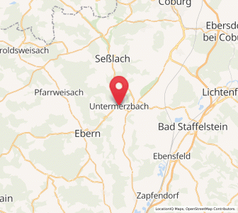 Map of Untermerzbach, Bavaria