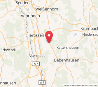 Map of Unterroth, Bavaria
