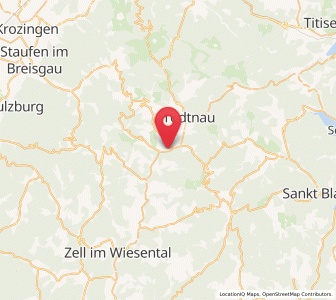 Map of Utzenfeld, Baden-Wurttemberg