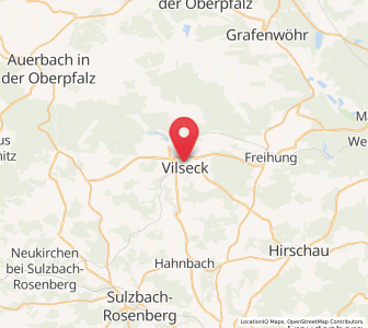 Map of Vilseck, Bavaria