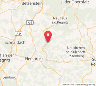 Map of Vorra, Bavaria